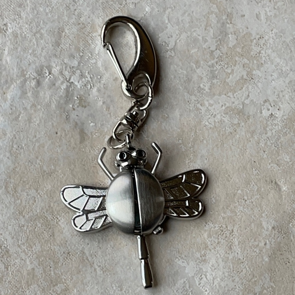 COPY - COPY - Snap Keychain battery silver color